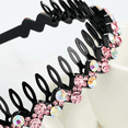 thumbnail image 3 of Teeth Comb Headbands For Women with Rhinestone and Crystal beaded Plastic Hairband,Pack of 4, 3 of 5