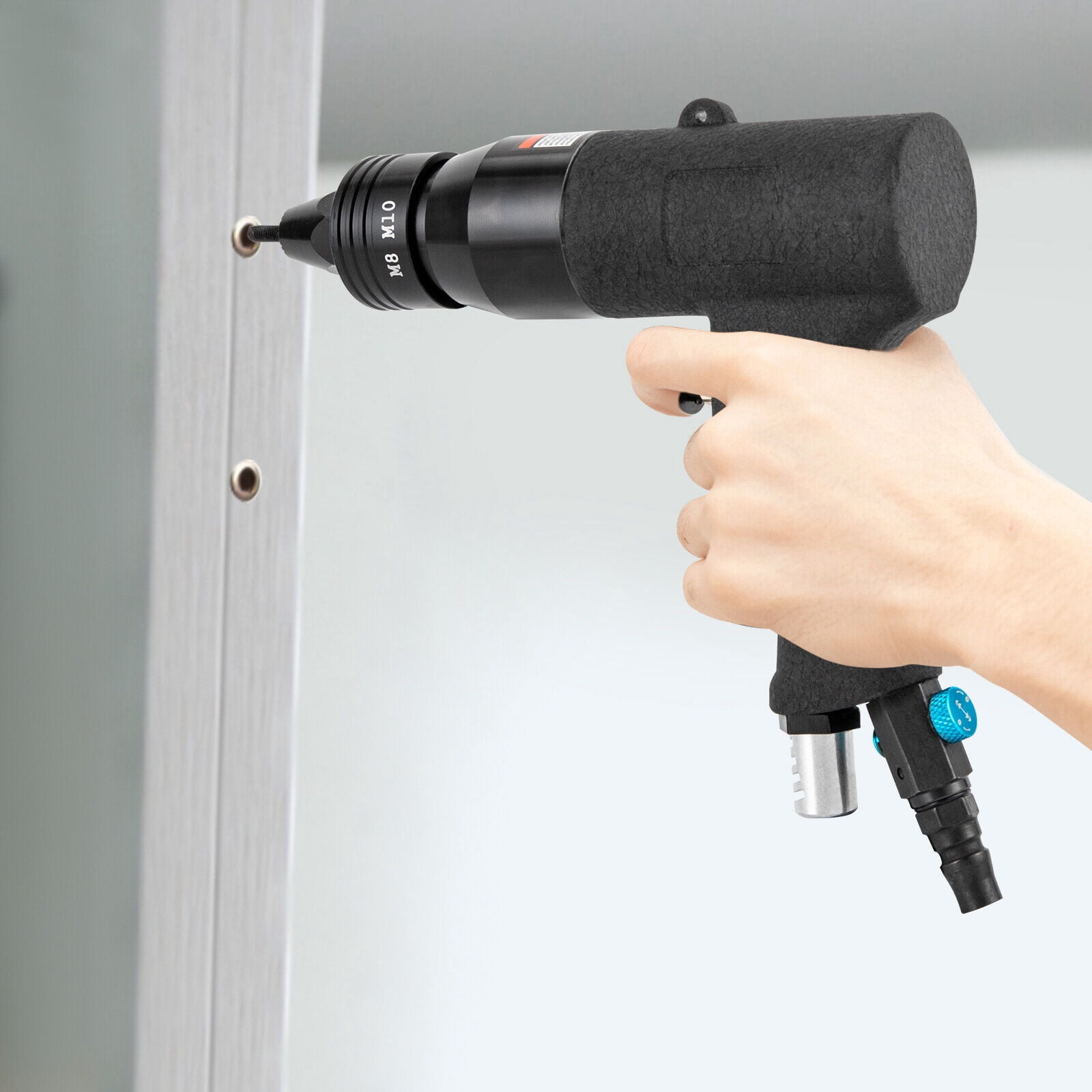 6 MPa 1/4" Pneumatic Rivet Air Nut Riveter (M5, M6, M8, M10 Heads)