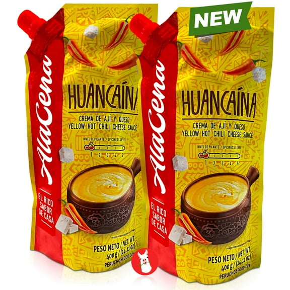 Alacena New Huancaina Peruvian Sauce Receta Casera 400 g | 2 pack