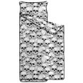 thumbnail image 2 of Skull Gothic Pattern Teens Toddler Nap Mat with Pillow, Sleeping Mat Bag for Preschool Daycare 59"x22", 2 of 6