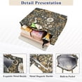 thumbnail image 3 of FORMRS Womens Corduroy Tote Bag Crossbody Shoulder Purse Handbag with Detachable Strap, Floral Wilderness Pattern, 3 of 7
