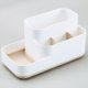 thumbnail image 1 of Multifunction Storage Box with Sub Grid Cosmetic Organizer (Beige), 1 of 5