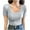 Gray-02, variant on Mittory Women Short Sleeve Tops Scoop Neck Ribbed Knit Slim Fitted Basic Tee Shirts Casual Summer Trendy Clothes
