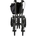 thumbnail image 3 of Medline Fauteuil Roulant de Transport en Aluminium Élite - Gris Titane, 3 of 5