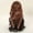 1# Brown, variant on Cashew flower embroidered pullover headscarf for women, versatile breathable gauze scarf, curved hat, multifunctional square scarf