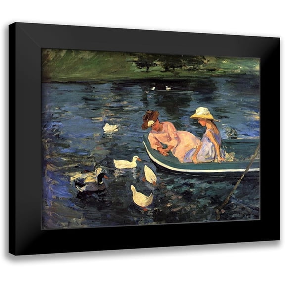 Cassatt, Mary 14x12 Black Modern Framed Museum Art Print Titled - Summertime II 1894
