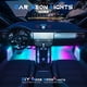 thumbnail image 5 of Tira de Luces Led XWSHYW para Interior de Coche 4 Luces Led Control Remoto Multicolores con Sincronización de Música, 5 of 6