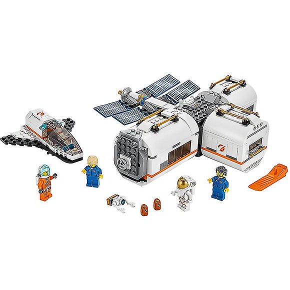 11386 City Series Space: Moonspace Station Building Block For Kids Toy Gifts 60227 - Snngv