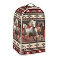 thumbnail image 2 of Yuyamidu Southwest Aztec Horse Blender Cover Red Foldable Coffee Maker Food Processor Protective Covers Dust-Proof Kitchen Small Appliance Protector Universal Juicer Cover, 2 of 6
