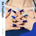 thumbnail image 4 of Set de esmaltes de uñas en gel modelones azul 6 colores para mujer, 4 of 9