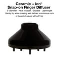 thumbnail image 5 of Olivia Garden Ceramic + Ion Professionnal Hair Dryer Snap-on Finger Diffuser - Black (CIDR1-DF1), 5 of 5