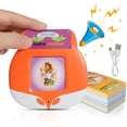 thumbnail image 1 of Juguete educativo audible, tarjetas Flash parlantes, juguetes educativos con música, tarjetas didácticas audibles para niños, 1 of 7