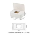 thumbnail image 4 of Caja de pañuelos de plástico para el hogar, cubierta a prueba de polvo, sello de escritorio, decoración de oficina, caja de pañuelos húmedos, 1 ud., 4 of 4