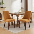 thumbnail image 2 of Adult Plush Fabric Dining Chair, Yellow (Set of 6), 2 of 17