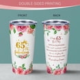 thumbnail image 4 of Regalos de 65 cumpleaños para mujeres, regalos de cumpleaños para mujeres de 65 años, vaso de 20 oz con tapa y pajita para 65 cumpleaños, el mejor regalo para 65 cumpleaños, regalo de cumpleaños de, 4 of 6