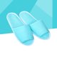 thumbnail image 2 of pares de pantuflas desechables para mujer, portátiles y plegables, ideales para viajes y hoteles (azules), 2 of 5