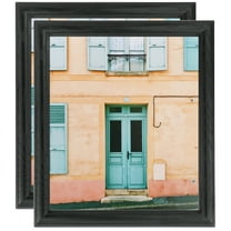 ArtToFrames 18" x 24" Black Picture Frame, 18x24 inch Black Wood Poster Frame (WOM-4083), 2 Pack