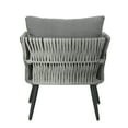 thumbnail image 5 of Webber Outdoor Wicker Club Chairs, Set of 2, Ligh Gray and Dark Gray, 5 of 6
