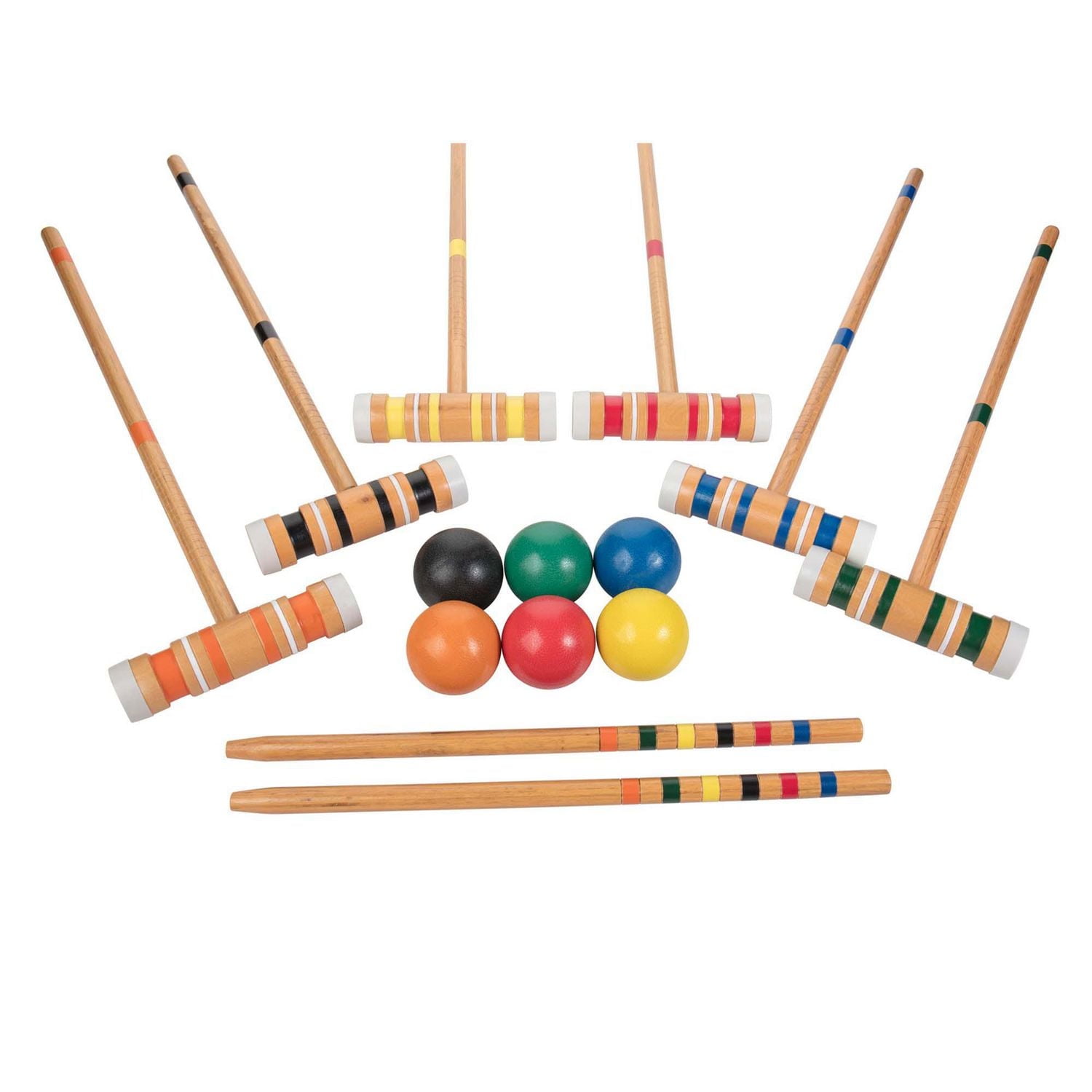 Triumph 6-Player Backyard Outdoor Croquet Set with Storage Bag