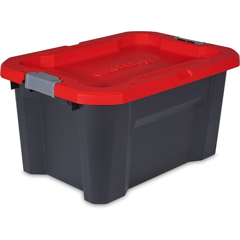 CX CRAFTSMAN, 20-Gallon Highly Durable Storage Bin Dual Latching