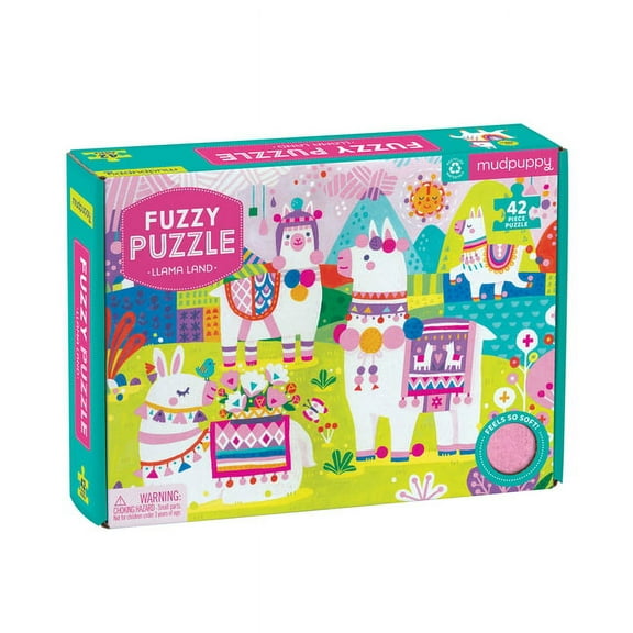 Mudpuppy - Llama Land Fuzzy Puzzle