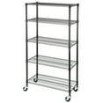 Uenjoy 5 Tier Adjustable Layer Wire Shelving Rack Heavy Duty 60"x30"x14" Steel Shelf