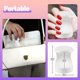 thumbnail image 3 of Mini secador de uñas, secador de uñas UV LED blanco, secador de uñas de gel con mini secador de uñas UV, secador de uñas UV portátil, secado rápido, adecuado para salones de uñas, bricolaje en casa, 3 of 5
