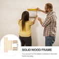 thumbnail image 4 of 1 Set Modern Minimalist Picture Frame DIY Combination Solid Wood Photo Frame, 4 of 7