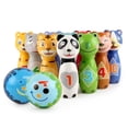 thumbnail image 1 of Bangcool Kids Bowling Play Set Soft Cartoon Animals Bowling Pin Bowling Ball for Indoor, 1 of 10
