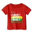 thumbnail image 3 of Shadoumai Shirt for Girls 10-12 Letter Graphic Printed Boat Neck Shirt Short Sleeve T Shirt Cute Preppy Girl Clothes Summer, 3 of 5