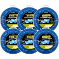 Arnold Economy Line 220 ft x .065 in Commercial Twisted Universal Trimmer Line for Weedeater | Replacement for Echo Black Diamond 330095071, 330095073 and More | Weed Eater String | 6 Pack