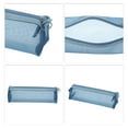 thumbnail image 3 of 1 Pc Bolsa de Maquillaje de Viaje Conveniente para Mujeres para Vacaciones, Actividades al Aire Libre, Gimnasio, Malla de Nylon Azul, 3 of 4