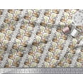 thumbnail image 3 of Soimoi Polyester Crepe Fabric Leaves,Laceleaf & Lupine Floral Print Fabric by Yard 52 Inch Wide, 3 of 3