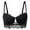 Black, variant on Women's Bras Full Coverage Unlined Lace Sexy Plus Size Underwire Bra for Large Breasts Black,S