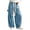 Blue #12, variant on Evdexr Womens Pants Bohemian Elastic Drawstring Trousers Corduroy Baggy Wide Leg Casual Slacks Travel Stylish Bottoms with Big Pockets Gray 2XL