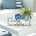 thumbnail image 2 of Wooden Beach Decor Sign, Free Standing Beach Decorations for Home, Beach Houses or Coastals Theme Room - Ocean, 2 of 6