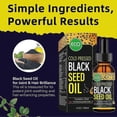 thumbnail image 2 of Black Seed Oil - Cold Pressed, 100% Black Cumin Seed Oil, Liquid Pure Black Seed Oil, 120ml - Shenxin, 2 of 5
