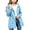 Light Blue, variant on vdgthytj Rain Jacket for Girls Full Zip Snap Button Long Sleeve Waterproof Hooded Jackets Drawstring Waist Outdoor Outerwear(15-16 Years,Yellow)