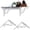 Black-A, variant on Corner Shelf Brackets, Heavy Duty Wall Mount Supports With Installation Hardware For Floating Shelves, Books And Diy Home Projects