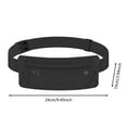 thumbnail image 2 of Slim Running Belt for Women & Men - Elastic Runners Fanny Pack with Phone Holder, Adjustable Waist Pouch for Running, Hiking, and Fitness, 2 of 7