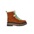 thumbnail image 3 of Free Assembly Women's Lace-Up Faux Shearling Booties, 3 of 7