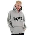 thumbnail image 4 of Love Autism Awareness Puzzle Piece Unisex Plus Fleece Graphic Hoodie Brisco Brands 4X, 4 of 5