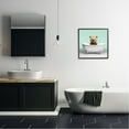 thumbnail image 3 of Stupell Industries Bear Cub in Bathtub Animals & Insects Painting Black Framed Art Print Wall Art, 24 x 24, 3 of 9