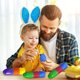 thumbnail image 5 of Easter Eggs Filled with Toy for Kids, 24pcs Easter Eggs, Plastic Egg Container Purple, Yellow, Green, Orange, Red And Blue, 2.4 X 3 Inches, Easter Egg Basket Stuffers Fillers (24Pcs), 5 of 5