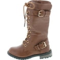 thumbnail image 2 of Forever Mango 27K Little Kids Combat Lace Up Boots, 2 of 7