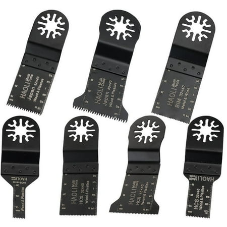 

YEDYLY Multipurpose Tool Saw Blades 7pcs Set Multi Tool Black Durable New Fashion Hot