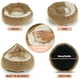 thumbnail image 4 of Pet Cave Cama para mascotas Cama para perros con manta adjunta Manta con capucha de 50 cm Lavable a máquina para perros pequeños o gatos Lavable, Terciopelo de maíz marrón Muyoka Hogar, 4 of 6