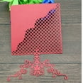 thumbnail image 3 of Grid Background Square Frame Metal Die Cuts,Flower Farme Net Lace Border Edge Cutting Dies Cut Stencils for DIY Scrapbooking Album Decorative Embossing Paper Dies for Card Making, 3 of 7