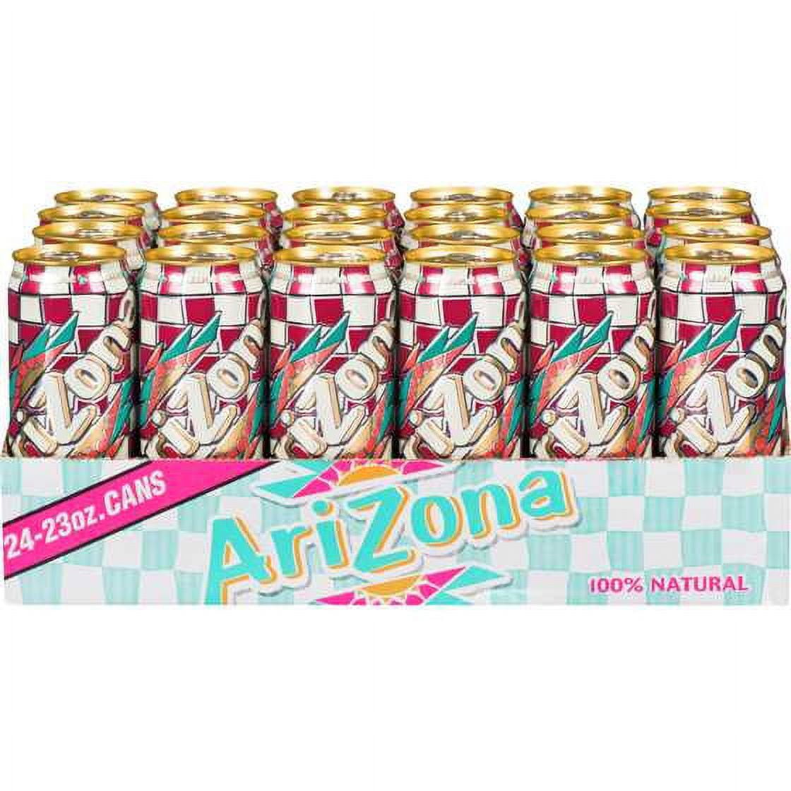 ARIZONA Raspberry Tea - Bulk Case of 24, 680ml Cans | Premium Raspberry-Flavored Beverage