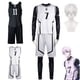 thumbnail image 2 of Disfraz de Nagi Seishiro de Anime, mono de fútbol, camiseta blanca y negra, ropa de fiesta de Carnaval de Halloween, 2 of 4